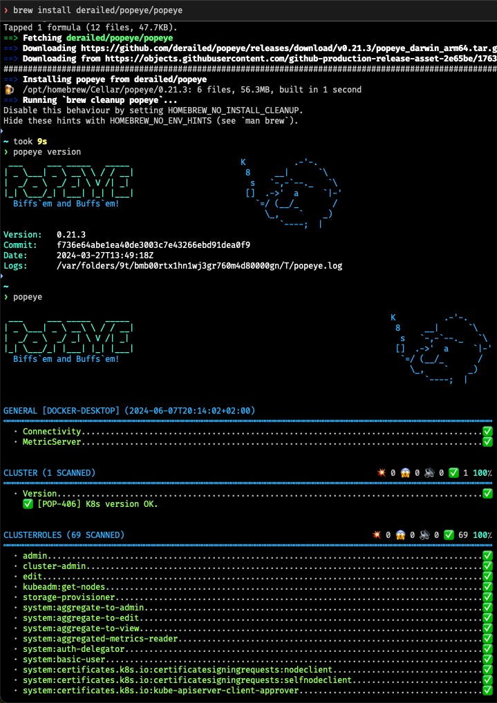 Cloud Native - Popeye